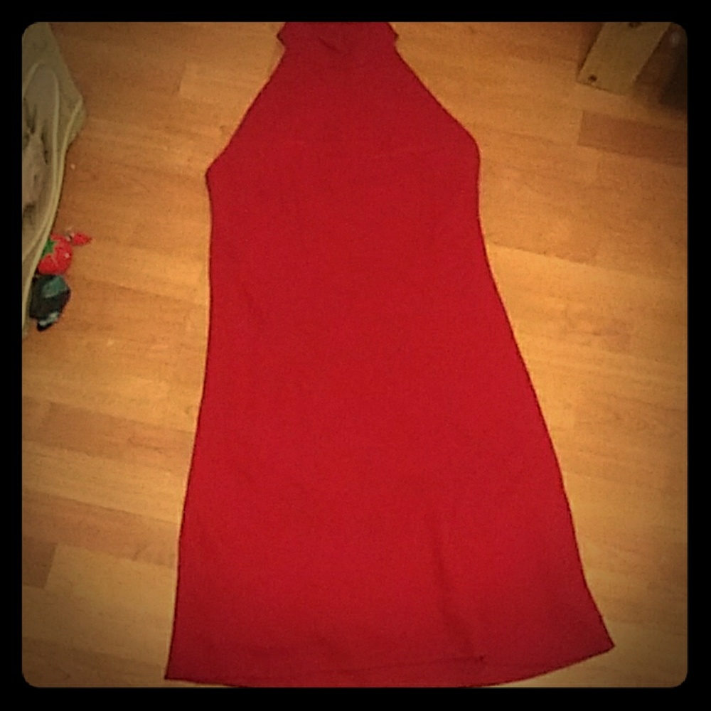 High neck dress